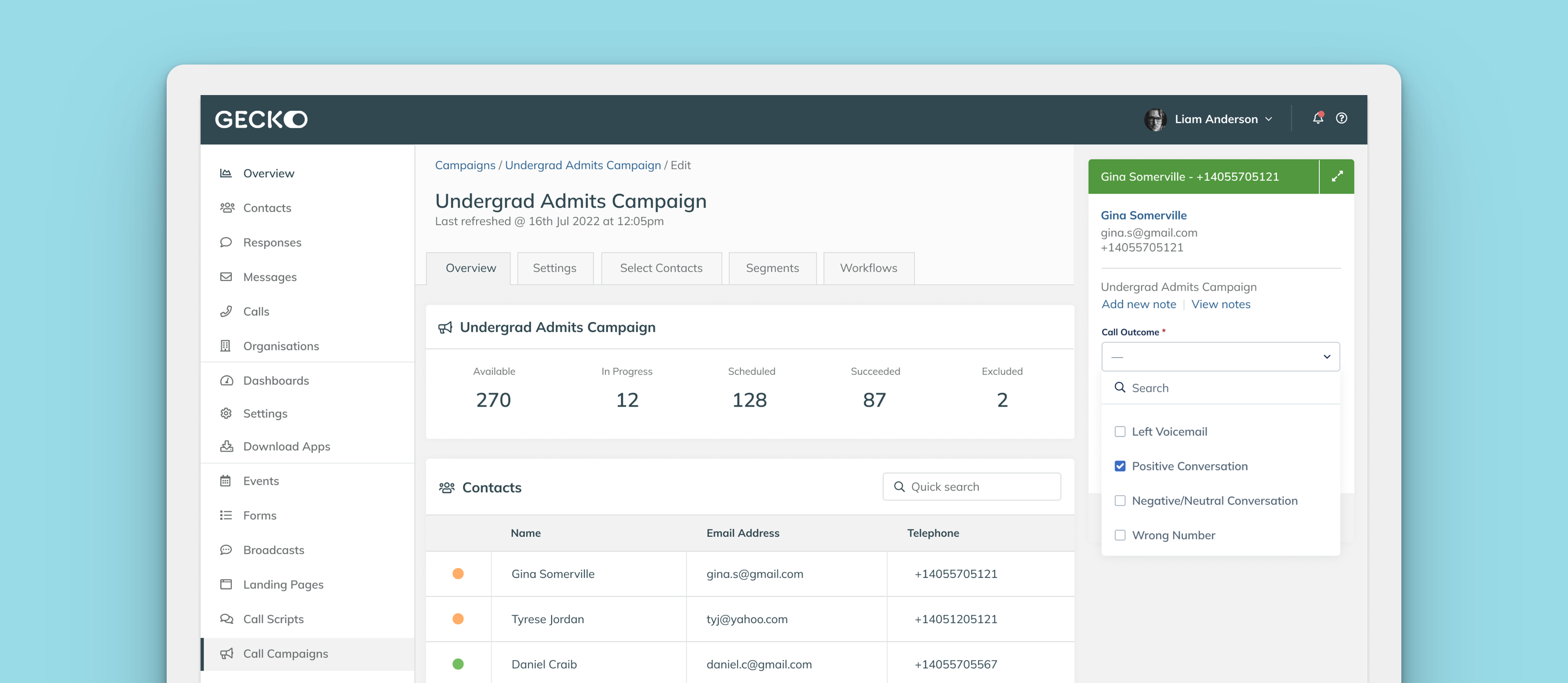 Call Center for Slate CRM
